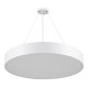 BURTON 61203-P Κρεμαστή Πλαφονιέρα Οροφής LED CCT 75W 8625lm 120° AC 220-240V - Εναλλαγή Φωτισμού μέσω Τηλεχειριστηρίου All In One Ψυχρό 6000k+Φυσικό 4500k+Θερμό 2700k Dimmable Φ60cm - Λευκό - 3 Years Warranty