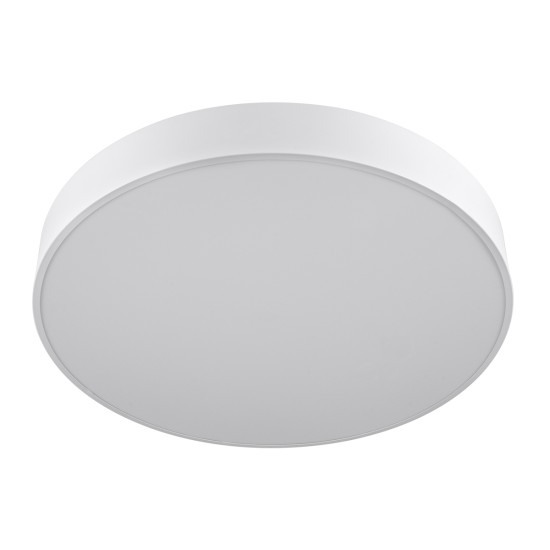 BURTON 61203-S Πλαφονιέρα Οροφής LED CCT 75W 8625lm 120° AC 220-240V - Εναλλαγή Φωτισμού μέσω Τηλεχειριστηρίου All In One Ψυχρό 6000k+Φυσικό 4500k+Θερμό 2700k Dimmable Φ60cm - Λευκό - 3 Years Warranty