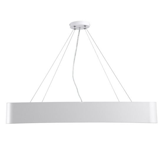 KAMALA 61209 Μοντέρνο Κρεμαστό Φωτιστικό Οροφής LED 75W 8625lm 120° AC 220-240V IP20 Ρυθμιζόμενο Λευκό CCT με Χειριστήριο από 2700K έως 6000K Dimmable - Lumileds SMD Chip - Λευκό Ματ - Μ60 x Π60 x Υ8cm - 3 Χρόνια Εγγύηση
