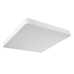 KAMALA 61211-S Μοντέρνο Φωτιστικό Οροφής LED 100W 11020lm 120° AC 220-240V IP20 Ρυθμιζόμενο Λευκό CCT με Χειριστήριο από 2700K έως 6000K Dimmable - Lumileds SMD Chip - Λευκό Ματ - Μ80 x Π80 x Υ8cm - 3 Χρόνια Εγγύηση