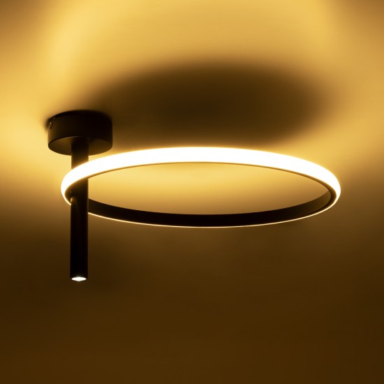VERONA 61220 Φωτιστικό Οροφής Δαχτυλίδι-Κύκλος LED CCT 24W 2688lm 360° AC 220-240V - Εναλλαγή Φωτισμού μέσω Διακόπτη On/Off All In One Ψυχρό 6000k+Φυσικό 4500k+Θερμό 2700k Φ40 x Υ23cm - Μαύρο - 3 Χρόνια Εγγύηση VERONA 61220 Φωτιστικό Οροφής Δαχτυλίδι-Κύκλος LED CCT 24W 2688lm 360° AC 220-240V - Εναλλαγή Φωτισμού μέσω Διακόπτη On/Off All In One Ψυχρό 6000k+Φυσικό 4500k+Θερμό 2700k Φ40 x Υ23cm - Μαύρο - 3 Χρόνια Εγγύηση