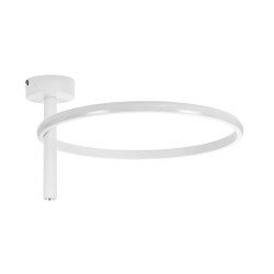 VERONA 61221 Μοντέρνο Φωτιστικό Οροφής LED 24W 2688lm 360° AC 220-240V IP20 Ρυθμιζόμενο Λευκό CCT με On/Off 2700K/4500K/6000K - Lumileds SMD Chip - Λευκό Ματ - Μ40 x Π40 x Υ23cm - 3 Χρόνια Εγγύηση