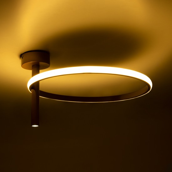 VERONA 61222 Φωτιστικό Οροφής Δαχτυλίδι-Κύκλος LED CCT 24W 2688lm 360° AC 220-240V - Εναλλαγή Φωτισμού μέσω Διακόπτη On/Off All In One Ψυχρό 6000k+Φυσικό 4500k+Θερμό 2700k Φ40 x Υ23cm - Χρυσό - 3 Χρόνια Εγγύηση VERONA 61222 Φωτιστικό Οροφής Δαχτυλίδι-Κύκλος LED CCT 24W 2688lm 360° AC 220-240V - Εναλλαγή Φωτισμού μέσω Διακόπτη On/Off All In One Ψυχρό 6000k+Φυσικό 4500k+Θερμό 2700k Φ40 x Υ23cm - Χρυσό - 3 Χρόνια Εγγύηση