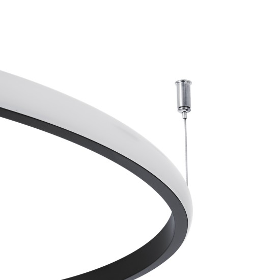 VERONA 61223 Φωτιστικό Οροφής Δαχτυλίδι-Κύκλος LED CCT 36W 4032lm 360° AC 220-240V - Εναλλαγή Φωτισμού μέσω Διακόπτη On/Off All In One Ψυχρό 6000k+Φυσικό 4500k+Θερμό 2700K Φ60 x Υ23cm - Μαύρο - 3 Χρόνια Εγγύηση VERONA 61223 Φωτιστικό Οροφής Δαχτυλίδι-Κύκλος LED CCT 36W 4032lm 360° AC 220-240V - Εναλλαγή Φωτισμού μέσω Διακόπτη On/Off All In One Ψυχρό 6000k+Φυσικό 4500k+Θερμό 2700K Φ60 x Υ23cm - Μαύρο - 3 Χρόνια Εγγύηση