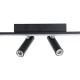 BARETTI 61226 Φωτιστικό Οροφής Linear Design LED CCT με Κινούμενα Σποτ LED Downlight 24W 2688lm 160° & 45° AC 220-240V IP20 - Εναλλαγή Φωτισμού μέσω Διακόπτη On/Off All In One Ψυχρό 6000k+Φυσικό 4500k+Θερμό 2700k - Μ80 x Π5.5 x Υ5 cm - Μαύρο - 3 Χρόν BARETTI 61226 Φωτιστικό Οροφής Linear Design LED CCT με Κινούμενα Σποτ LED Downlight 24W 2688lm 160° & 45° AC 220-240V IP20 - Εναλλαγή Φωτισμού μέσω Διακόπτη On/Off All In One Ψυχρό 6000k+Φυσικό 4500k+Θερμό 2700k - Μ80 x Π5.5 x Υ5 cm - Μαύρο - 3 Χρόν