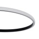 CIRCUO 61229 Μοντέρνο Φωτιστικό Οροφής LED 75W 8400lm 360° AC 220-240V IP20 Ρυθμιζόμενο Λευκό CCT με Χειριστήριο από 2700K έως 6000K Dimmable - Lumileds SMD Chip - Μαύρο Ματ - Μ53 x Π42.5 x Υ9cm - 3 Χρόνια Εγγύηση