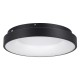 SALEM 61233 Πλαφονιέρα Οροφής Δαχτυλίδι-Κύκλος LED CCT 75W 8625lm 120° AC 220-240V - Εναλλαγή Φωτισμού μέσω Τηλεχειριστηρίου All In One Ψυχρό 6000k+Φυσικό 4500k+Θερμό 2700k Dimmable Φ45cm - Μαύρο - 3 Years Warranty