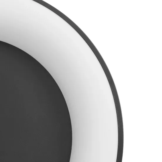 SALEM 61237 Μοντέρνο Φωτιστικό Οροφής LED 105W 12075lm 120° AC 220-240V IP20 Ρυθμιζόμενο Λευκό CCT με Χειριστήριο από 2700K έως 6000K Dimmable - Lumileds SMD Chip - Μαύρο Ματ - Μ60 x Π60 x Υ9.5cm - 3 Χρόνια Εγγύηση