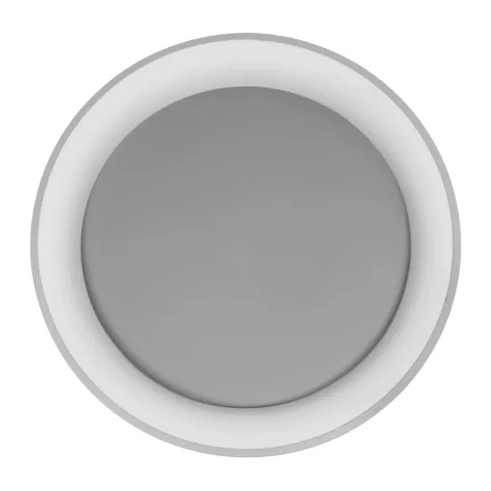 SALEM 61238 Μοντέρνο Φωτιστικό Οροφής LED 105W 12075lm 120° AC 220-240V IP20 Ρυθμιζόμενο Λευκό CCT με Χειριστήριο από 2700K έως 6000K Dimmable - Lumileds SMD Chip - Γκρι - Μ60 x Π60 x Υ9.5cm - 3 Χρόνια Εγγύηση