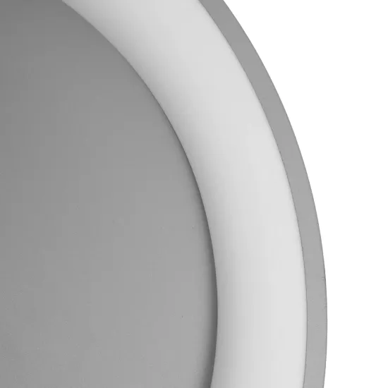 SALEM 61238 Μοντέρνο Φωτιστικό Οροφής LED 105W 12075lm 120° AC 220-240V IP20 Ρυθμιζόμενο Λευκό CCT με Χειριστήριο από 2700K έως 6000K Dimmable - Lumileds SMD Chip - Γκρι - Μ60 x Π60 x Υ9.5cm - 3 Χρόνια Εγγύηση