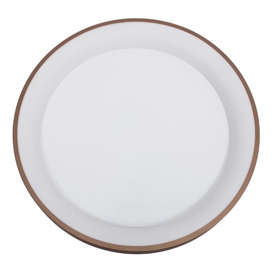 SALEM 61240 Πλαφονιέρα Οροφής Δαχτυλίδι-Κύκλος LED CCT 105W 12075lm 120° AC 220-240V - Εναλλαγή Φωτισμού μέσω Τηλεχειριστηρίου All In One Ψυχρό 6000k+Φυσικό 4500k+Θερμό 2700k Dimmable Φ60cm - Καφέ & Χάλκινο - 3 Years Warranty SALEM 61240 Πλαφονιέρα Οροφής Δαχτυλίδι-Κύκλος LED CCT 105W 12075lm 120° AC 220-240V - Εναλλαγή Φωτισμού μέσω Τηλεχειριστηρίου All In One Ψυχρό 6000k+Φυσικό 4500k+Θερμό 2700k Dimmable Φ60cm - Καφέ & Χάλκινο - 3 Years Warranty