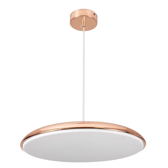 BARON 61256 Κρεμαστή Πλαφονιέρα Οροφής LED CCT 24W 2880lm 120° AC 220-240V - Εναλλαγή Φωτισμού μέσω Διακόπτη On/Off All In One Ψυχρό 6000k+Φυσικό 4500k+Θερμό 2700k Φ40 x Υ10cm - Χάλκινο Πλατίνα - 3 Years Warranty BARON 61256 Κρεμαστή Πλαφονιέρα Οροφής LED CCT 24W 2880lm 120° AC 220-240V - Εναλλαγή Φωτισμού μέσω Διακόπτη On/Off All In One Ψυχρό 6000k+Φυσικό 4500k+Θερμό 2700k Φ40 x Υ10cm - Χάλκινο Πλατίνα - 3 Years Warranty