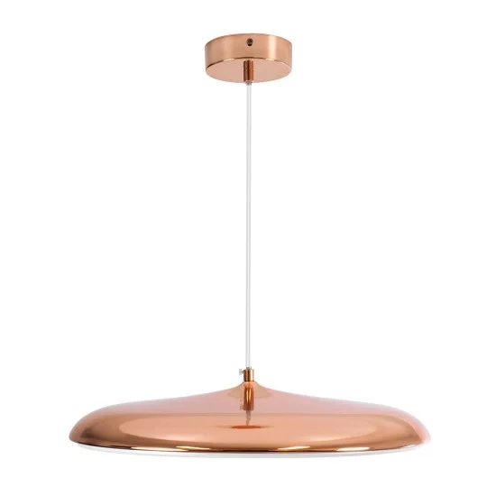 BARON 61256 Κρεμαστή Πλαφονιέρα Οροφής LED CCT 24W 2880lm 120° AC 220-240V - Εναλλαγή Φωτισμού μέσω Διακόπτη On/Off All In One Ψυχρό 6000k+Φυσικό 4500k+Θερμό 2700k Φ40 x Υ10cm - Χάλκινο Πλατίνα - 3 Years Warranty BARON 61256 Κρεμαστή Πλαφονιέρα Οροφής LED CCT 24W 2880lm 120° AC 220-240V - Εναλλαγή Φωτισμού μέσω Διακόπτη On/Off All In One Ψυχρό 6000k+Φυσικό 4500k+Θερμό 2700k Φ40 x Υ10cm - Χάλκινο Πλατίνα - 3 Years Warranty
