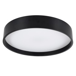 NARNIA 61257 Μοντέρνο Φωτιστικό Οροφής LED 75W 8625lm 120° AC 220-240V IP20 Ρυθμιζόμενο Λευκό CCT με Χειριστήριο από 2700K έως 6000K Dimmable - Lumileds SMD Chip - Μαύρο Ματ - Μ45 x Π45 x Υ8cm - 3 Χρόνια Εγγύηση