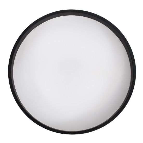 NARNIA 61257 Μοντέρνο Φωτιστικό Οροφής LED 75W 8625lm 120° AC 220-240V IP20 Ρυθμιζόμενο Λευκό CCT με Χειριστήριο από 2700K έως 6000K Dimmable - Lumileds SMD Chip - Μαύρο Ματ - Μ45 x Π45 x Υ8cm - 3 Χρόνια Εγγύηση