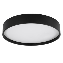 NARNIA 61259 Μοντέρνο Φωτιστικό Οροφής LED 100W 11500lm 120° AC 220-240V IP20 Ρυθμιζόμενο Λευκό CCT με Χειριστήριο από 2700K έως 6000K Dimmable - Lumileds SMD Chip - Μαύρο Ματ - Μ60 x Π60 x Υ10cm - 3 Χρόνια Εγγύηση