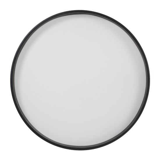 NARNIA 61259 Μοντέρνο Φωτιστικό Οροφής LED 100W 11500lm 120° AC 220-240V IP20 Ρυθμιζόμενο Λευκό CCT με Χειριστήριο από 2700K έως 6000K Dimmable - Lumileds SMD Chip - Μαύρο Ματ - Μ60 x Π60 x Υ10cm - 3 Χρόνια Εγγύηση