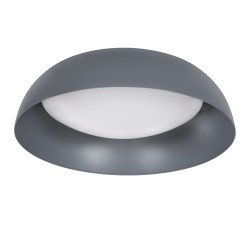 ANATOLIA 61262 Μοντέρνο Φωτιστικό Οροφής LED 60W 6900lm 120° AC 220-240V IP20 Ρυθμιζόμενο Λευκό CCT με Χειριστήριο από 2700K έως 6000K Dimmable - Lumileds SMD Chip - Γκρι - Μ43 x Π43 x Υ11cm - 3 Χρόνια Εγγύηση