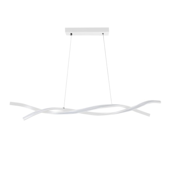 MORALES 61276 Κρεμαστό Φωτιστικό Οροφής Design LED CCT 54W 6048lm 200° AC 220-240V - Εναλλαγή Φωτισμού μέσω Τηλεχειριστηρίου All In One Ψυχρό 6000k+Φυσικό 4500k+Θερμό 2700k Dimmable Μ90 x Π14 x Υ14cm - Λευκό - 3 Years Warranty MORALES 61276 Κρεμαστό Φωτιστικό Οροφής Design LED CCT 54W 6048lm 200° AC 220-240V - Εναλλαγή Φωτισμού μέσω Τηλεχειριστηρίου All In One Ψυχρό 6000k+Φυσικό 4500k+Θερμό 2700k Dimmable Μ90 x Π14 x Υ14cm - Λευκό - 3 Years Warranty