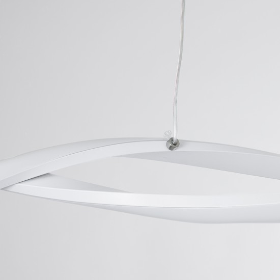 MORALES 61276 Κρεμαστό Φωτιστικό Οροφής Design LED CCT 54W 6048lm 200° AC 220-240V - Εναλλαγή Φωτισμού μέσω Τηλεχειριστηρίου All In One Ψυχρό 6000k+Φυσικό 4500k+Θερμό 2700k Dimmable Μ90 x Π14 x Υ14cm - Λευκό - 3 Years Warranty MORALES 61276 Κρεμαστό Φωτιστικό Οροφής Design LED CCT 54W 6048lm 200° AC 220-240V - Εναλλαγή Φωτισμού μέσω Τηλεχειριστηρίου All In One Ψυχρό 6000k+Φυσικό 4500k+Θερμό 2700k Dimmable Μ90 x Π14 x Υ14cm - Λευκό - 3 Years Warranty