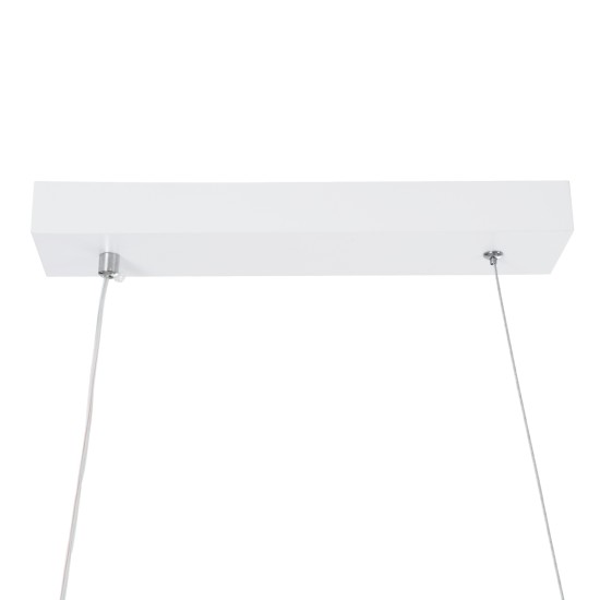 MORALES 61276 Κρεμαστό Φωτιστικό Οροφής Design LED CCT 54W 6048lm 200° AC 220-240V - Εναλλαγή Φωτισμού μέσω Τηλεχειριστηρίου All In One Ψυχρό 6000k+Φυσικό 4500k+Θερμό 2700k Dimmable Μ90 x Π14 x Υ14cm - Λευκό - 3 Years Warranty MORALES 61276 Κρεμαστό Φωτιστικό Οροφής Design LED CCT 54W 6048lm 200° AC 220-240V - Εναλλαγή Φωτισμού μέσω Τηλεχειριστηρίου All In One Ψυχρό 6000k+Φυσικό 4500k+Θερμό 2700k Dimmable Μ90 x Π14 x Υ14cm - Λευκό - 3 Years Warranty