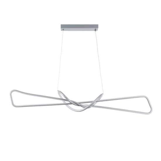 DOLORES 61281 Κρεμαστό Φωτιστικό Οροφής Design LED CCT 105W 11760lm 300° AC 220-240V - Εναλλαγή Φωτισμού μέσω Τηλεχειριστηρίου All In One Ψυχρό 6000k+Φυσικό 4500k+Θερμό 2700k Dimmable Μ110 x Π17 x Υ17.5cm - Νίκελ Ασημί Βούρτσας - 3 Years Warran DOLORES 61281 Κρεμαστό Φωτιστικό Οροφής Design LED CCT 105W 11760lm 300° AC 220-240V - Εναλλαγή Φωτισμού μέσω Τηλεχειριστηρίου All In One Ψυχρό 6000k+Φυσικό 4500k+Θερμό 2700k Dimmable Μ110 x Π17 x Υ17.5cm - Νίκελ Ασημί Βούρτσας - 3 Years Warran