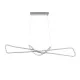 DOLORES 61281 Κρεμαστό Φωτιστικό Οροφής Design LED CCT 105W 11760lm 300° AC 220-240V - Εναλλαγή Φωτισμού μέσω Τηλεχειριστηρίου All In One Ψυχρό 6000k+Φυσικό 4500k+Θερμό 2700k Dimmable Μ110 x Π17 x Υ17.5cm - Νίκελ Ασημί Βούρτσας - 3 Years Warran DOLORES 61281 Κρεμαστό Φωτιστικό Οροφής Design LED CCT 105W 11760lm 300° AC 220-240V - Εναλλαγή Φωτισμού μέσω Τηλεχειριστηρίου All In One Ψυχρό 6000k+Φυσικό 4500k+Θερμό 2700k Dimmable Μ110 x Π17 x Υ17.5cm - Νίκελ Ασημί Βούρτσας - 3 Years Warran