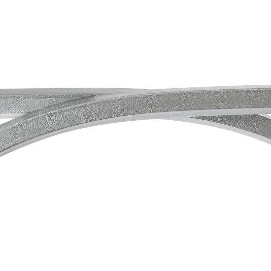 ROME 61296 Μοντέρνο Κρεμαστό Φωτιστικό Οροφής LED 24W 2640lm 200° AC 220-240V IP20 Ρυθμιζόμενο Λευκό CCT με On/Off 2700K/4500K/6000K - Lumileds SMD Chip - Νίκελ Βούρτσας - Μ65.5 x Π4 x Υ33cm - 3 Χρόνια Εγγύηση