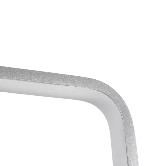 NEROBA 61304 Μοντέρνο Κρεμαστό Φωτιστικό Οροφής LED 18W 1980lm 360° AC 220-240V IP20 Ρυθμιζόμενο Λευκό CCT με On/Off 2700K/4500K/6000K - Lumileds SMD Chip - Νίκελ Βούρτσας - Μ29 x Π2 x Υ36cm - 3 Χρόνια Εγγύηση