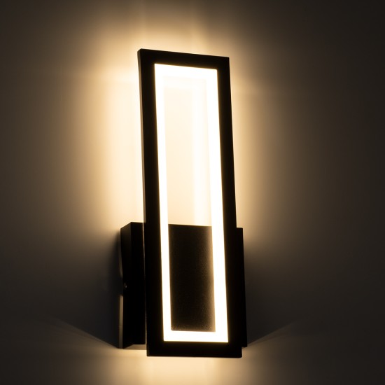TIARA 61327 Φωτιστικό Τοίχου - Απλίκα Design LED CCT 12W 1440lm 360° AC 220-240V - Εναλλαγή Φωτισμού μέσω Διακόπτη On/Off All In One Ψυχρό 6000k+Φυσικό 4500k+Θερμό 2700k Μ12.5 x Π4 x Υ32cm - Μαύρο - 3 Years Warranty TIARA 61327 Φωτιστικό Τοίχου - Απλίκα Design LED CCT 12W 1440lm 360° AC 220-240V - Εναλλαγή Φωτισμού μέσω Διακόπτη On/Off All In One Ψυχρό 6000k+Φυσικό 4500k+Θερμό 2700k Μ12.5 x Π4 x Υ32cm - Μαύρο - 3 Years Warranty