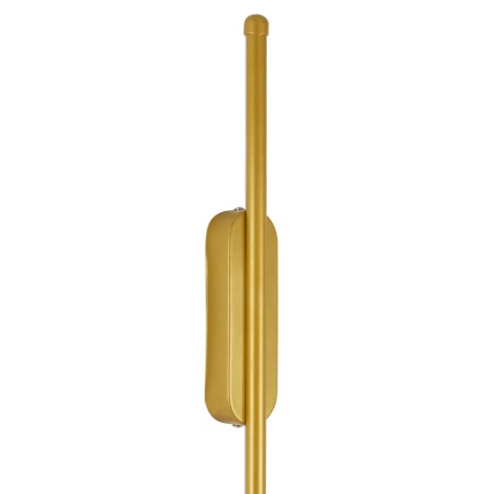 HARLEM 61332 Φωτιστικό Τοίχου - Απλίκα Design LED CCT 9W 1080lm 120° AC 220-240V - Εναλλαγή Φωτισμού μέσω Διακόπτη On/Off All In One Ψυχρό 6000k+Φυσικό 4500k+Θερμό 2700k Μ5 x Π4 x Υ60cm - Χρυσό - 3 Years Warranty HARLEM 61332 Φωτιστικό Τοίχου - Απλίκα Design LED CCT 9W 1080lm 120° AC 220-240V - Εναλλαγή Φωτισμού μέσω Διακόπτη On/Off All In One Ψυχρό 6000k+Φυσικό 4500k+Θερμό 2700k Μ5 x Π4 x Υ60cm - Χρυσό - 3 Years Warranty