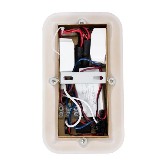 LADY-O 61366 Μοντέρνο Φωτιστικό Τοίχου - Απλίκα Ξενοδοχείου Reading Light με Φορτιστή USB 3A LED 10W 1000lm 36° & 360° AC 220-240V IP20 Φυσικό Λευκό 4500K - Bridgelux COB Chip & TÜV SÜD Driver - Χρυσό Βούρτσας - Μ10.5 x Π10 x Υ18.5cm - 3 Χρόνια Εγ