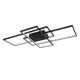 QUADRA 61388 Φωτιστικό Οροφής Design LED CCT 120W 14400lm 120° AC 220-240V - Εναλλαγή Φωτισμού μέσω Τηλεχειριστηρίου All In One Ψυχρό 6000k+Φυσικό 4500k+Θερμό 2700k Dimmable Μ105 x Π60 x Υ9cm - Μαύρο - 3 Years Warranty QUADRA 61388 Φωτιστικό Οροφής Design LED CCT 120W 14400lm 120° AC 220-240V - Εναλλαγή Φωτισμού μέσω Τηλεχειριστηρίου All In One Ψυχρό 6000k+Φυσικό 4500k+Θερμό 2700k Dimmable Μ105 x Π60 x Υ9cm - Μαύρο - 3 Years Warranty