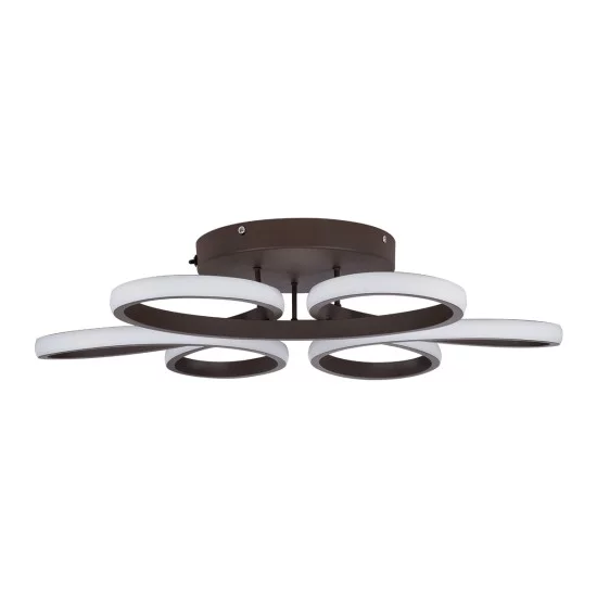 MARGARET 61402 Μοντέρνο Κρεμαστό Φωτιστικό Οροφής LED 54W 6210lm 360° AC 220-240V IP20 Ρυθμιζόμενο Λευκό CCT με Χειριστήριο από 2700K έως 6000K Dimmable - Lumileds SMD Chip - Καφέ Ματ - Μ57 x Π57 x Υ12cm - 3 Χρόνια Εγγύηση MARGARET 61402 Μοντέρνο Κρεμαστό Φωτιστικό Οροφής LED 54W 6210lm 360° AC 220-240V IP20 Ρυθμιζόμενο Λευκό CCT με Χειριστήριο από 2700K έως 6000K Dimmable - Lumileds SMD Chip - Καφέ Ματ - Μ57 x Π57 x Υ12cm - 3 Χρόνια Εγγύηση