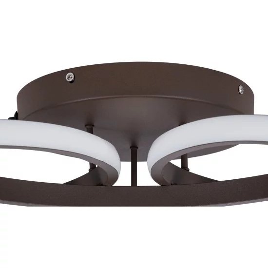 MARGARET 61402 Μοντέρνο Κρεμαστό Φωτιστικό Οροφής LED 54W 6210lm 360° AC 220-240V IP20 Ρυθμιζόμενο Λευκό CCT με Χειριστήριο από 2700K έως 6000K Dimmable - Lumileds SMD Chip - Καφέ Ματ - Μ57 x Π57 x Υ12cm - 3 Χρόνια Εγγύηση MARGARET 61402 Μοντέρνο Κρεμαστό Φωτιστικό Οροφής LED 54W 6210lm 360° AC 220-240V IP20 Ρυθμιζόμενο Λευκό CCT με Χειριστήριο από 2700K έως 6000K Dimmable - Lumileds SMD Chip - Καφέ Ματ - Μ57 x Π57 x Υ12cm - 3 Χρόνια Εγγύηση