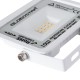 ATLAS 61406 Προβολέας LED 10W 1150lm 120° AC 220-240V Αδιάβροχο IP67 Θερμό Λευκό 2700K - Lumileds SMD Chip - TÜV Rheinland Certified - Λευκό Ματ - Μ10 x Π2 x Υ8cm - 5 Χρόνια Εγγύηση