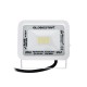 ATLAS 61408 Επαγγελματικός Προβολέας LED 20W 2400lm 120° AC 220-240V - Αδιάβροχος IP67 - Μ12 x Π2.5 x Υ9.5cm - Λευκό - Φυσικό Λευκό 4500K - LUMILEDS Chips - TÜV Rheinland Certified - 5 Years Warranty