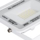 ATLAS 61414 Επαγγελματικός Προβολέας LED 30W 3600lm 120° AC 220-240V - Αδιάβροχος IP67 - Μ16 x Π2.5 x Υ12.5cm - Λευκό - Φυσικό Λευκό 4500K - LUMILEDS Chips - TÜV Rheinland Certified - 5 Years Warranty