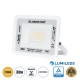 ATLAS 61415 Επαγγελματικός Προβολέας LED 30W 3450lm 120° AC 220-240V - Αδιάβροχος IP67 - Μ16 x Π2.5 x Υ12.5cm - Λευκό - Θερμό Λευκό 2700K - LUMILEDS Chips - TÜV Rheinland Certified - 5 Years Warranty