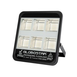 TITAN 61435 Προβολέας για Γήπεδα Tennis & Ποδοσφαίρου 5x5 LED 390W 48750lm 60°x90° AC 220-240V Αδιάβροχο IP67 Φυσικό Λευκό 5000K - Lumileds SMD Chip - TÜV Rheinland Certified - Μαύρο Ματ - Μ32 x Π8 x Υ35cm - 5 Χρόνια Εγγύηση