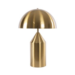 URANUS-M 61455 Μοντέρνο Επιτραπέζιο Φωτιστικό Πορτατίφ με Ντουί 2 x E27 AC 220-240V IP20 - Χρυσό - Μ35 x Π35 x Υ54cm