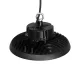 INDUSTRY 61500 Βιομηχανικό Φωτιστικό Καμπάνα High Bay UFO LED 100W 15000lm SDCM<5 90° AC 85-265V Αδιάβροχο IP65 IK08 Φυσικό Λευκό 5000K - 175 x Sanan Opto SMD Chip & TÜV SÜD Driver - Μαύρο Χυτό Αλουμίνιο - Μ26.5 x Π26.5 x Υ15cm - 5 Χρόνια Εγγύηση