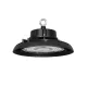 INDUSTRY 61501 Βιομηχανικό Φωτιστικό Καμπάνα High Bay UFO LED 150W 22500lm SDCM<5 90° AC 85-265V Αδιάβροχο IP65 IK08 Φυσικό Λευκό 5000K - 275 x Sanan Opto SMD Chip & TÜV SÜD Driver - Μαύρο Χυτό Αλουμίνιο - Μ26.5 x Π26.5 x Υ15cm - 5 Χρόνια Εγγύηση