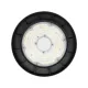 INDUSTRY 61501 Βιομηχανικό Φωτιστικό Καμπάνα High Bay UFO LED 150W 22500lm SDCM<5 90° AC 85-265V Αδιάβροχο IP65 IK08 Φυσικό Λευκό 5000K - 275 x Sanan Opto SMD Chip & TÜV SÜD Driver - Μαύρο Χυτό Αλουμίνιο - Μ26.5 x Π26.5 x Υ15cm - 5 Χρόνια Εγγύηση