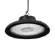 INDUSTRY 61502 Βιομηχανικό Φωτιστικό Καμπάνα High Bay UFO LED 200W 30000lm SDCM<5 90° AC 85-265V Αδιάβροχο IP65 IK08 Μαύρο Χυτό Αλουμίνιο - Φυσικό Λευκό 5000K - 338 x Sanan Opto SMD Chip & TÜV SÜD Driver - Μ30 x Π30 x Υ16cm - 5 Χρόνια Εγγύηση