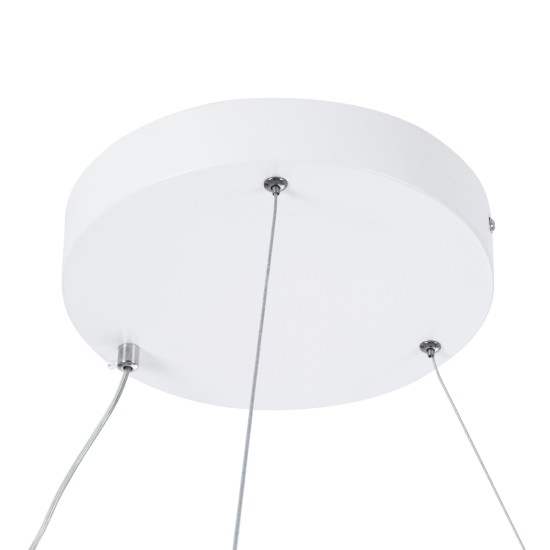DIAMOND 61518 Κρεμαστό Φωτιστικό Δαχτυλίδι-Κύκλος LED CCT 75W 8400lm 360° AC 220-240V - Εναλλαγή Φωτισμού μέσω Τηλεχειριστηρίου All In One Ψυχρό 6000k+Φυσικό 4500k+Θερμό 2700k Dimmable Φ100cm - Λευκό - 3 Years Warranty DIAMOND 61518 Κρεμαστό Φωτιστικό Δαχτυλίδι-Κύκλος LED CCT 75W 8400lm 360° AC 220-240V - Εναλλαγή Φωτισμού μέσω Τηλεχειριστηρίου All In One Ψυχρό 6000k+Φυσικό 4500k+Θερμό 2700k Dimmable Φ100cm - Λευκό - 3 Years Warranty