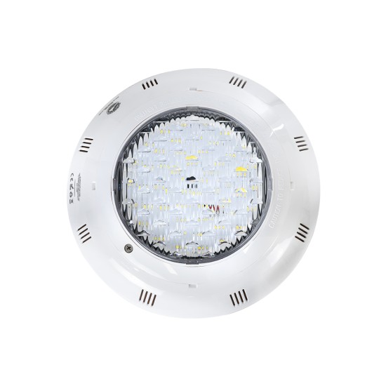 POOLETI 61539 PRO Φωτιστικό Πισίνας LED 25W 2000lm 120° AC/DC 12V Αδιάβροχο IP68 IK06 Tempered Glass Φ30 x Υ6.5cm Φυσικό Λευκό 4500K - Bridgelux Chip - 2 Meter VDE Certified Cable - 3 Years Warranty