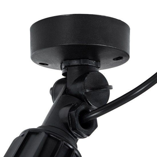 GARDENINI 61547 Φωτιστικό Σποτ LED 5W 550lm 38° DC 24V Αδιάβροχο IP68 Πράσινο Dimmable - Lumileds SMD Chip - Μαύρο - Μ7 x Π7 x Υ14.5cm - 3 Χρόνια Εγγύηση