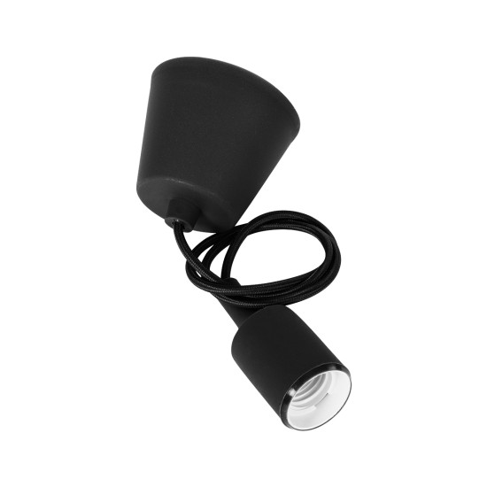 CABLITO 61562 Μοντέρνο Κρεμαστό Φωτιστικό Οροφής με Ντουί 1 x E27 AC 220-240V IP20 - Μαύρο - Μ4 x Π4 x Υ110cm