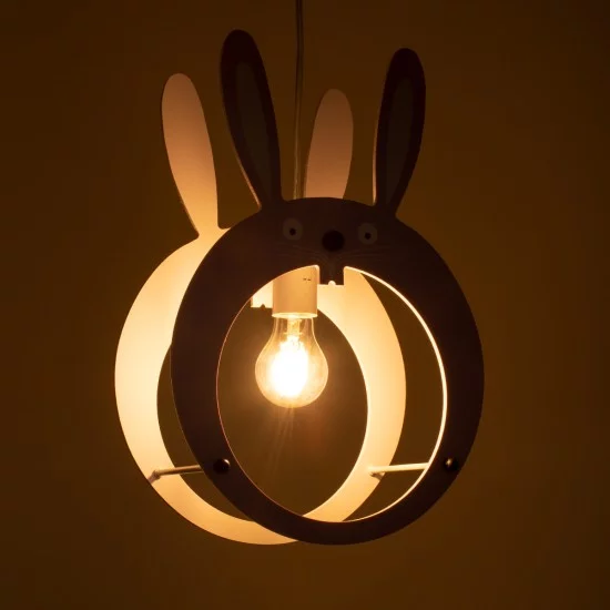 BUNNY 61577 Παιδικό Κρεμαστό Φωτιστικό Φιγούρα Μονόφωτο 1 x E27 IP20 Ροζ & Άσπρο Πλαστικό - Μ27.2 x Π15.5 x Υ40cm BUNNY 61577 Παιδικό Κρεμαστό Φωτιστικό Φιγούρα Μονόφωτο 1 x E27 IP20 Ροζ & Άσπρο Πλαστικό - Μ27.2 x Π15.5 x Υ40cm